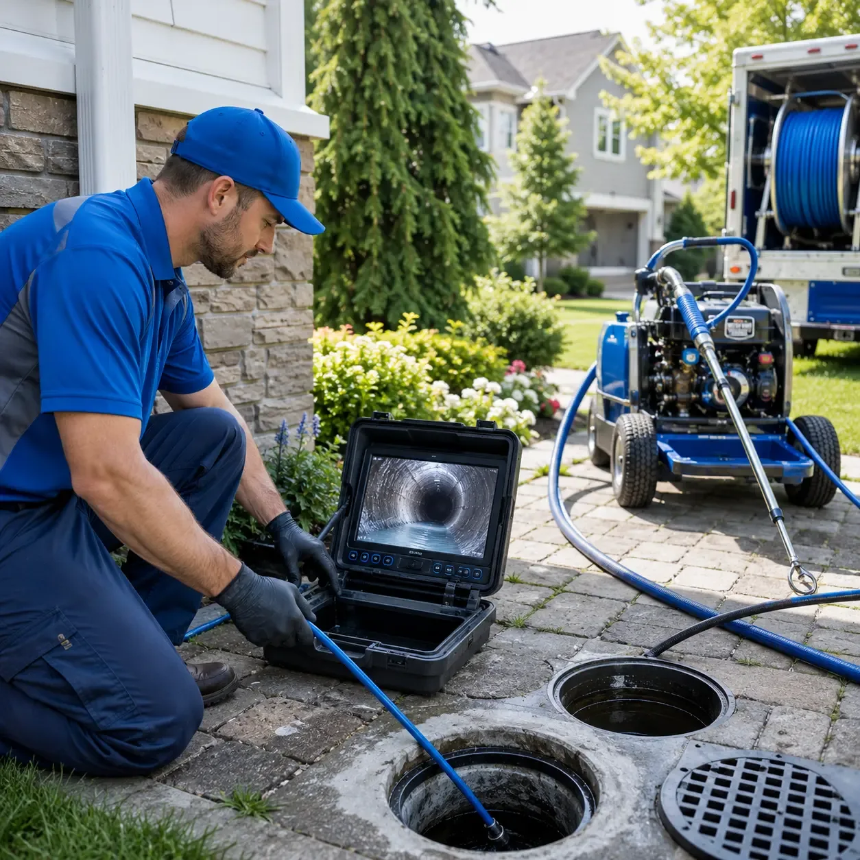 Outdoor drain cleaning professionals serving Foster, RI